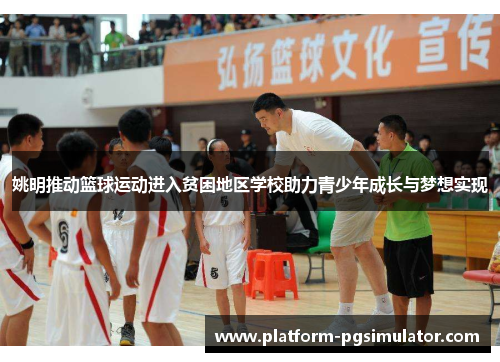 姚明推动篮球运动进入贫困地区学校助力青少年成长与梦想实现