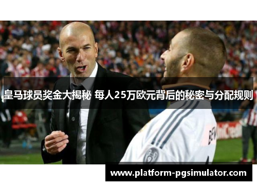 皇马球员奖金大揭秘 每人25万欧元背后的秘密与分配规则