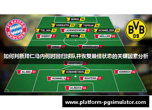 如何判断拜仁马内何时回归球队并恢复最佳状态的关键因素分析 如何判断拜仁马内何时回归球队并恢复最佳状态的关键因素分析